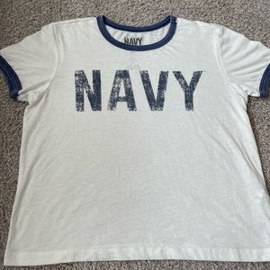 Navy  Tee